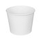 Karat Food Bucket with Lid, 85 oz, 7.36 in. Dai x 6 in.h, White, Paper, 180PK C-FB85W_BUNDLE - alternate 3